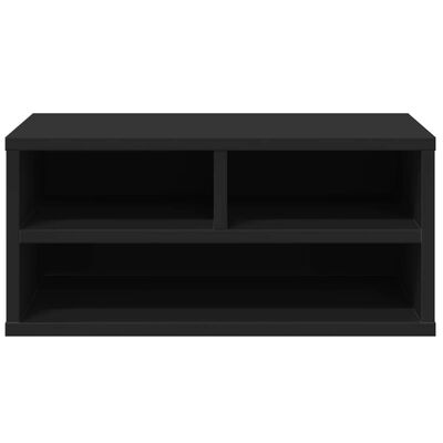 vidaXL Stojan na tiskárnu černý 49 x 40 x 22,5 cm kompozitní dřevo