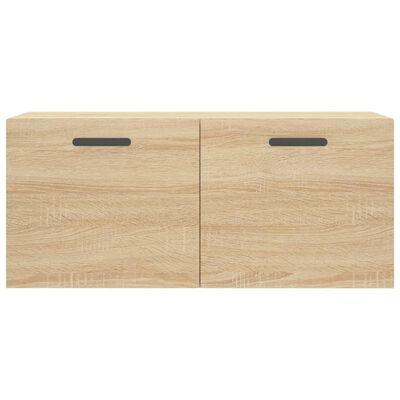vidaXL Nástěnná skříňka dub sonoma 80 x 36,5 x 35 cm kompozitní dřevo