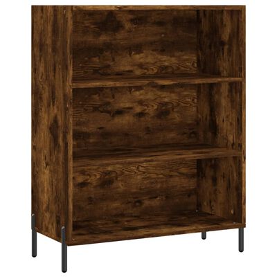 vidaXL Skříň highboard kouřový dub 69,5 x 34 x 180 cm kompozitní dřevo