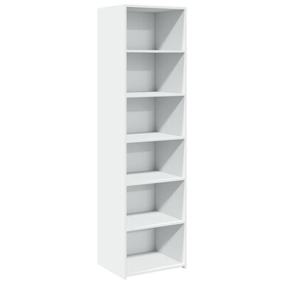 vidaXL Skříň highboard bílá 50 x 41 x 185 cm kompozitní dřevo