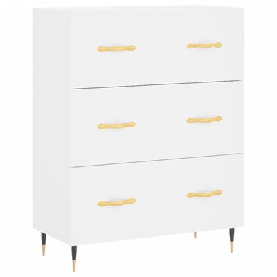 vidaXL Skříň highboard bílá 69,5 x 34 x 180 cm kompozitní dřevo