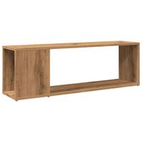 vidaXL TV stolek dub artisan 100 x 24 x 32 cm kompozitní dřevo