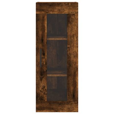 vidaXL Skříň highboard kouřový dub 34,5 x 34 x 180 cm kompozitní dřevo