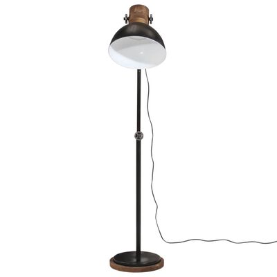 vidaXL Stojací lampa 25 W černá 30 x 30 x 100–150 cm E27