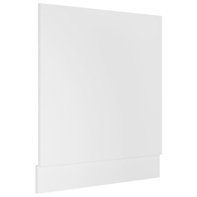 vidaXL Panel na myčku bílý 59,5 x 3 x 67 cm kompozitní dřevo