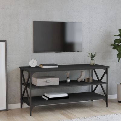 vidaXL TV skříňka černá 100 x 40 x 50 cm kompozitní dřevo
