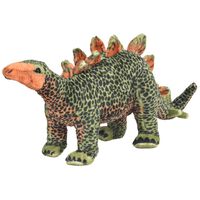 vidaXL Stojící plyšová hračka dinosaurus stegosaurus zelený XXL