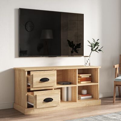 vidaXL TV skříňka dub sonoma 102 x 35,5 x 47,5 cm kompozitní dřevo