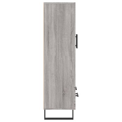 vidaXL Skříň highboard šedá sonoma 69,5 x 31 x 115 cm kompozitní dřevo