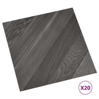 vidaXL Samolepicí podlahové desky 20 ks PVC 1,86 m² šedé pruhované