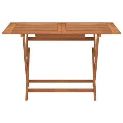 vidaXL Skládací zahradní stůl 120x70x75 cm masivní eukalyptové dřevo