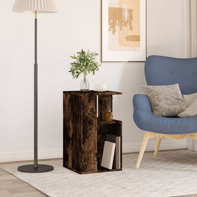 vidaXL Odkládací stolek kouřový dub 35 x 35 x 60 cm kompozitní dřevo