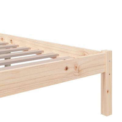 vidaXL Rám postele masivní dřevo 150 x 200 cm King Size