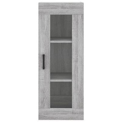 vidaXL Skříň highboard šedá sonoma 34,5 x 34 x 180 cm kompozitní dřevo