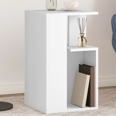 vidaXL Odkládací stolek bílý 35 x 35 x 60 cm kompozitní dřevo