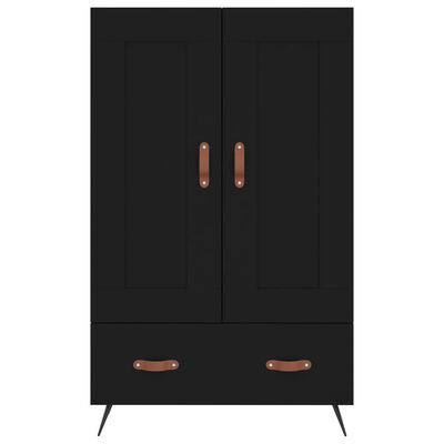 vidaXL Skříň highboard černá 69,5 x 31 x 115 cm kompozitní dřevo