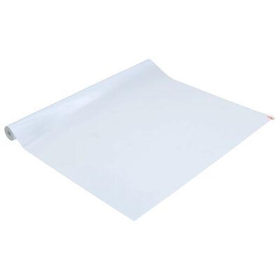 vidaXL Okenní fólie statická matná průhledná bílá 60 x 1 000 cm PVC