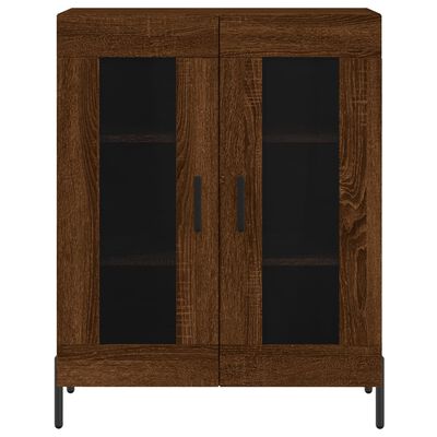 vidaXL Skříň highboard hnědý dub 69,5 x 34 x 180 cm kompozitní dřevo