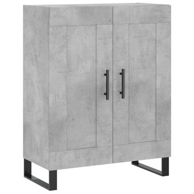 vidaXL Skříň highboard betonově šedá 69,5x34x180 cm kompozitní dřevo