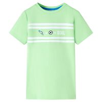 Dětské tričko neonově zelené 92