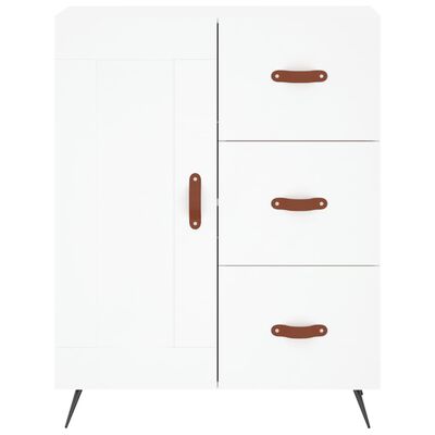 vidaXL Skříň highboard bílá 69,5 x 34 x 180 cm kompozitní dřevo