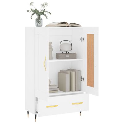 vidaXL Skříň highboard bílá 69,5 x 31 x 115 cm kompozitní dřevo