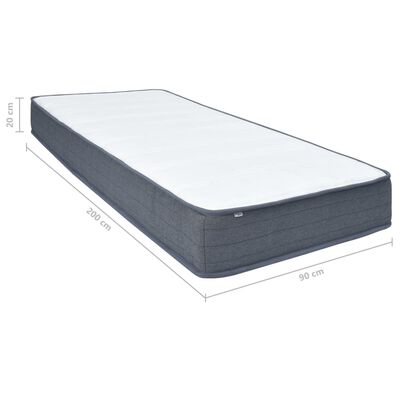 vidaXL Matrace na postel boxspring 200 x 90 x 20 cm