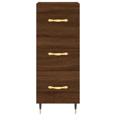 vidaXL Skříň highboard hnědý dub 34,5 x 34 x 180 cm kompozitní dřevo