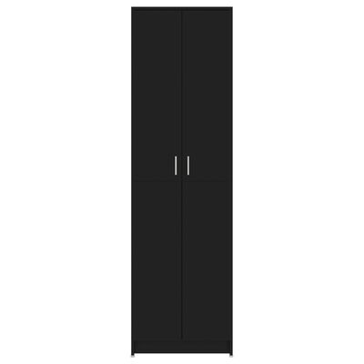 vidaXL Skříň do předsíně černá 55 x 25 x 189 cm kompozitní dřevo