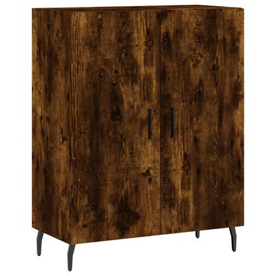 vidaXL Skříň highboard kouřový dub 69,5 x 34 x 180 cm kompozitní dřevo