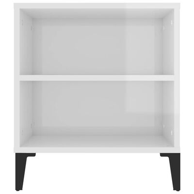 vidaXL TV skříňka bílá vysoký lesk 102 x 44,5 x 50 cm kompozitní dřevo