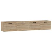 vidaXL Nástěnné skříňky 2 ks dub sonoma 100x36,5x35cm kompozitní dřevo