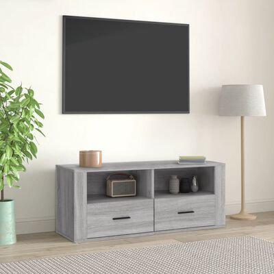 vidaXL TV skříňka šedá sonoma 100 x 35 x 40 cm kompozitní dřevo