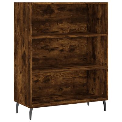 vidaXL Skříň highboard kouřový dub 69,5 x 34 x 180 cm kompozitní dřevo