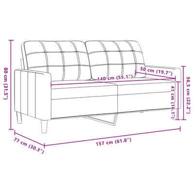 vidaXL 3dílná sedací souprava taupe textil