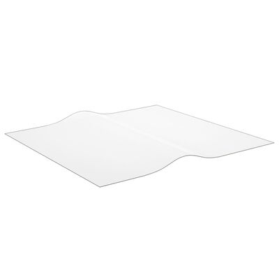 vidaXL Ochranná fólie na stůl průhledná 70x70 cm 2 mm PVC