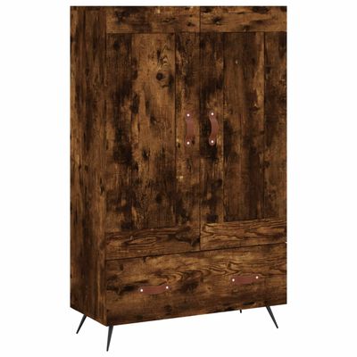 vidaXL Skříň highboard kouřový dub 69,5 x 31 x 115 cm kompozitní dřevo