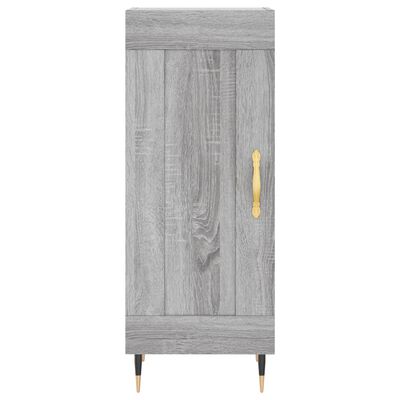 vidaXL Skříň highboard šedá sonoma 34,5 x 34 x 180 cm kompozitní dřevo