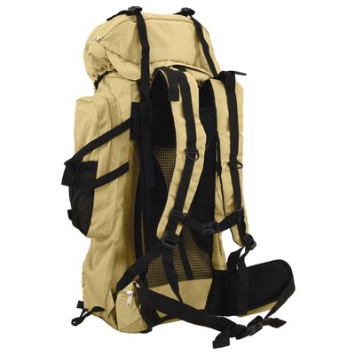 vidaXL Turistický batoh khaki 60 L tkanina oxford