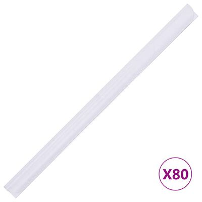 vidaXL Stínící plotové fólie 4 ks PVC 35 x 0,19 m zelené