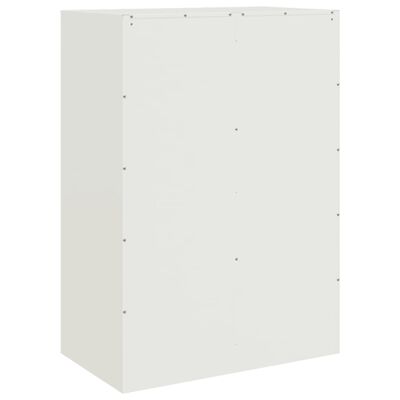 vidaXL Highboard bílý 67 x 39 x 95 cm ocel