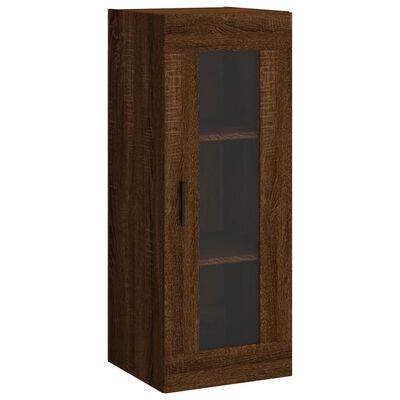 vidaXL Skříň highboard hnědý dub 34,5 x 34 x 180 cm kompozitní dřevo