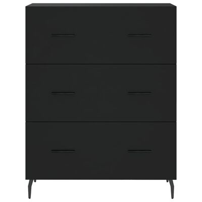 vidaXL Skříň highboard černá 69,5 x 34 x 180 cm kompozitní dřevo