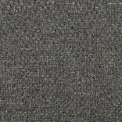 vidaXL Box spring postel s matrací tmavě šedá 80 x 200 cm textil