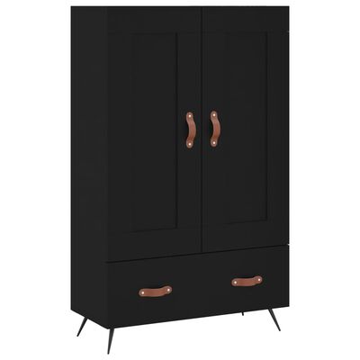 vidaXL Skříň highboard černá 69,5 x 31 x 115 cm kompozitní dřevo