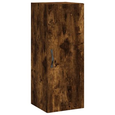 vidaXL Skříň highboard kouřový dub 34,5 x 34 x 180 cm kompozitní dřevo