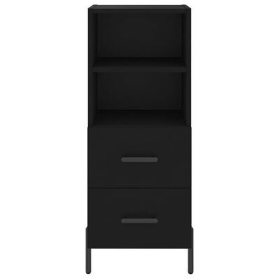 vidaXL Skříň highboard černá 34,5 x 34 x 180 cm kompozitní dřevo