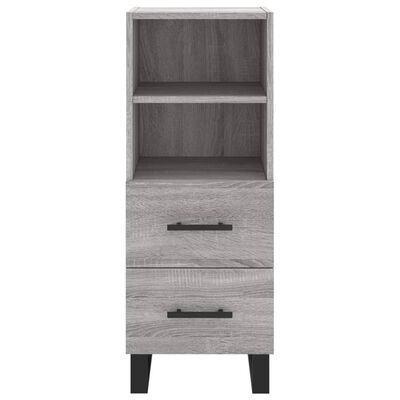 vidaXL Skříň highboard šedá sonoma 34,5 x 34 x 180 cm kompozitní dřevo