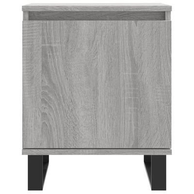 vidaXL Noční stolky 2 ks šedé sonoma 40 x 30 x 50 cm kompozitní dřevo