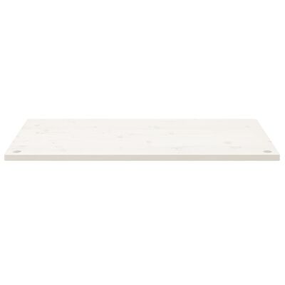 vidaXL Deska psacího stolu bílá 100 x 60 x 2,5 cm masivní borové dřevo